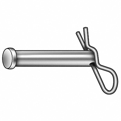 GRAINGER WWGCLPZBP057 Clevis Pin Zinc 0.312x1 3/4 L PK10