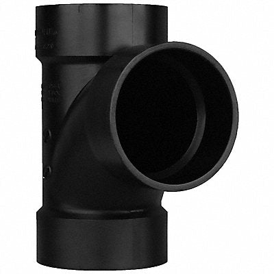 GRAINGER 1WHT9 Sanitary Tee 4 x 4 x 4 in Schedule 40