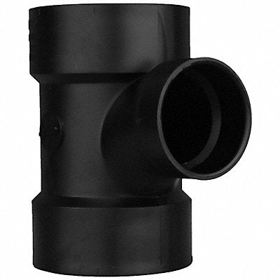 GRAINGER 1WHU4 Reducing Sanitary Tee 3 x 3 x 2 in ABS