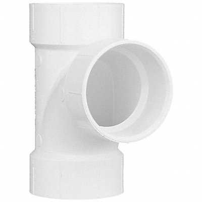 GRAINGER 1WJP5 Sanitary Tee Schedule 40 3 x 3 x 3 in