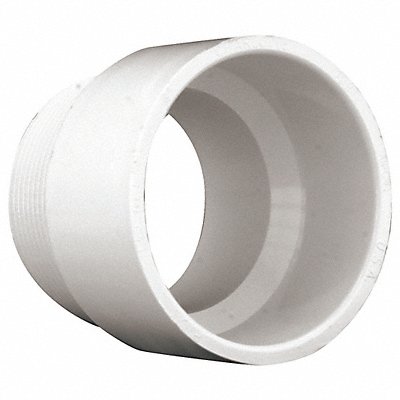GRAINGER 1WKG7 Male Adaptor Schedule 40 3 in White
