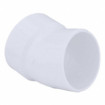 GRAINGER 1WKL3 22-1/2 Degree Street Elbow 4 in PVC