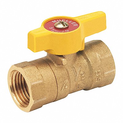 GRAINGER 110224C Manual 2-Way Ball Valve IPS Brass