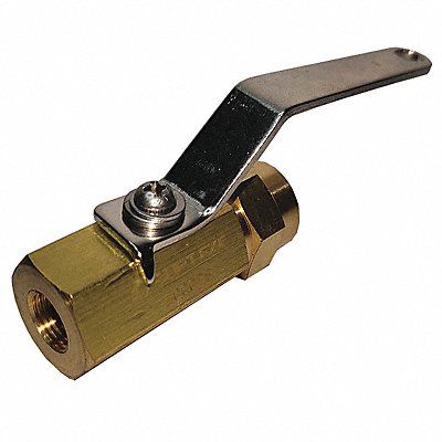 GRAINGER 1WML6 Manual 2-Way Ball Valve NPT Brass