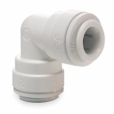 JOHN GUEST PP0308WPK10 90 Elbow Union Tube OD 1/4 In Poly PK10