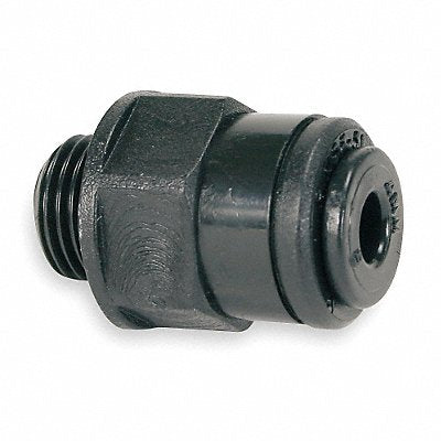 JOHN GUEST PM010812EPK10 Adaptor 5/16 Tube OD Black PK10