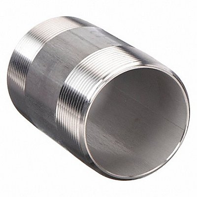 GRAINGER T6BNJ06 Nipple 2-1/2 I.D. 316 SS Welded