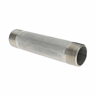 GRAINGER T6BNF04 Nipple 1 In Thrd at Both Ends 3 In 316