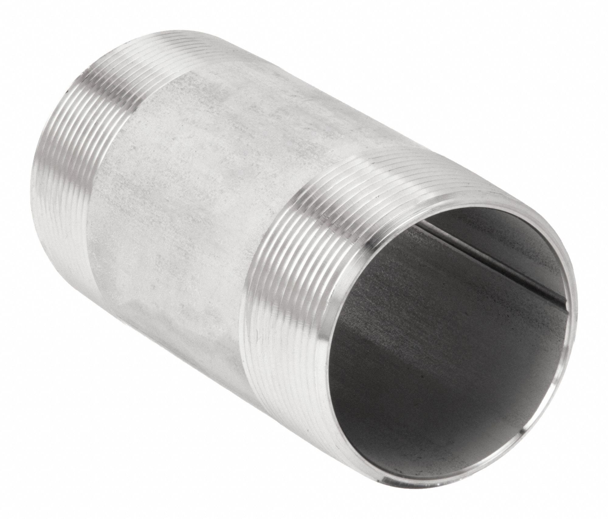 GRAINGER T6BNJ07 Nipple 2-1/2in Thrd Both End 5 1/2in 316