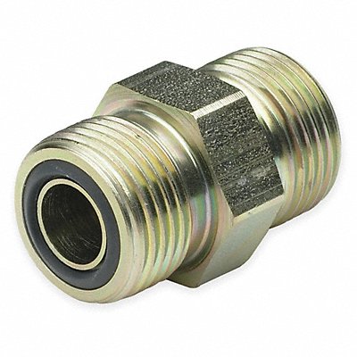PARKER 6HLOS Union Zinc Plated Steel ORFSxORFS 3/8In
