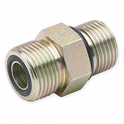 PARKER 4F5OLOS Strt Connect Zinc Stl SAExORFS 1/4In
