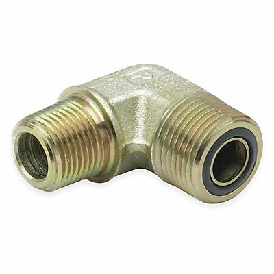 PARKER 88CLOS Elbow 90 Zinc Plated Steel MxORFS 1/2In