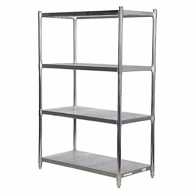 VESTIL SSS2448 Metal Shelving Cap 600 lb 24inx72inx48in