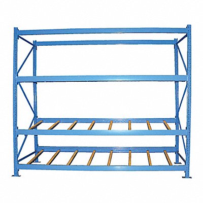 VESTIL FLOW43 Gravity Flow Rack 48inx84inx96in #shlv 3