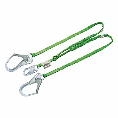 HONEYWELL MILLER 231TWRSZ76FTGN Shock-Absorbing Lanyard Green