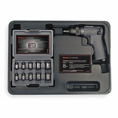 INGERSOLL RAND 2101KA Air Powered Impact Wrench Kit 14 500 rpm