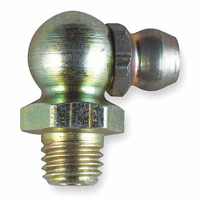 KINGFISHER 1XGK7 Grease Fitting Steel 8 000 psi PK10