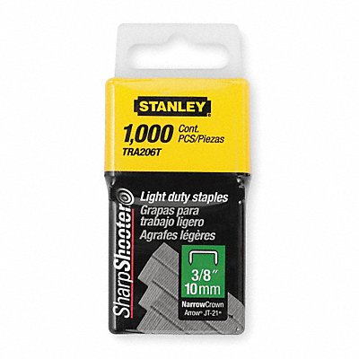 STANLEY TRA206T Wide Staples 29/64x3/8 In PK1000