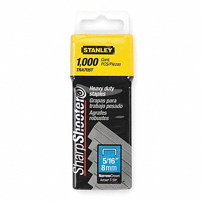 STANLEY TRA705T Narrow Staples 27/64x5/16 PK1000