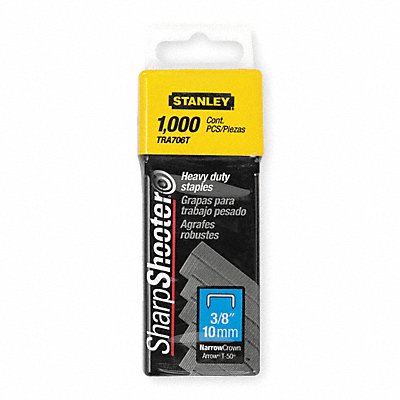 STANLEY TRA706T Narrow Staples HD 27/64x3/8 PK1000
