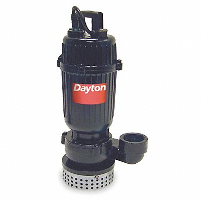 DAYTON 1XHV6 SubmersibleSumpPump 10ft 13.75in 120VAC
