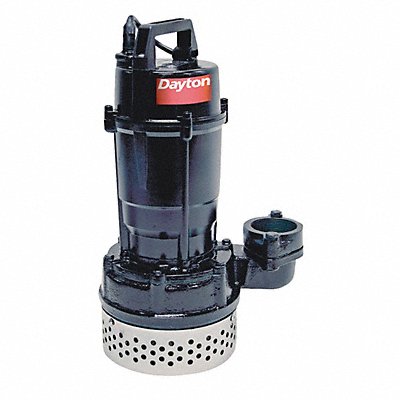 DAYTON 1XHV7 SubmersibleSumpPump 10ft 16.25in 120VAC