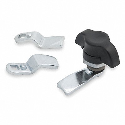 GRAINGER 1XMU4 Cam Latch Nonlocking Black Powder Coated