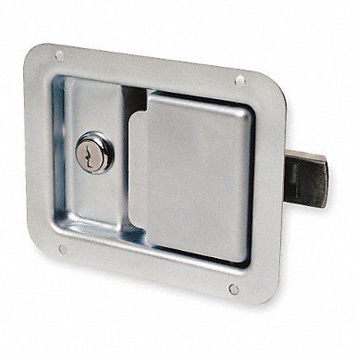 GRAINGER 1XPC2 Paddle Latch Zinc Plated 5-1/2 in W