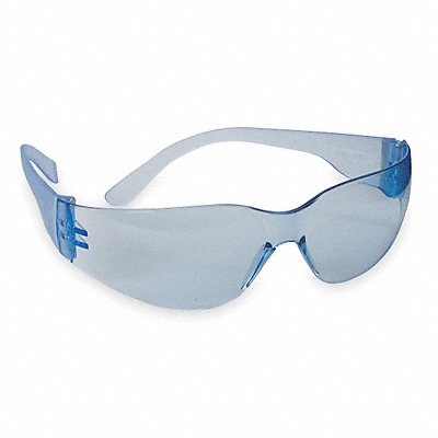 CONDOR 1XPK6 Safety Glasses Light Blue Scratch-Resist