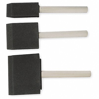 GRAINGER 1XRK4 Foam Brush Set 1 2 3 Foam Foam Soft