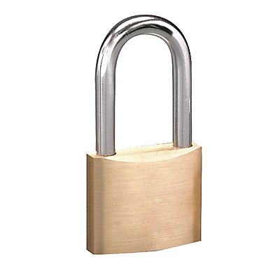 GRAINGER 1843DLFWWG Keyed Padlock 3/4 in Rectangle Gold