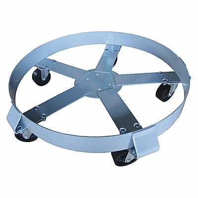 GRAINGER 1XWA2 Drum Dolly 1400 lb 6-1/2 H 55 gal.