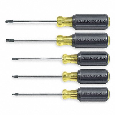 KLEIN TOOLS 19555 Screwdriver Set NmPcs5