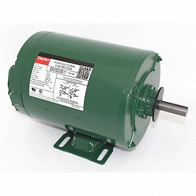 DAYTON 1YBV1 Aratn Fan Mtr Splt Ph TEAO 1HP 1725rpm