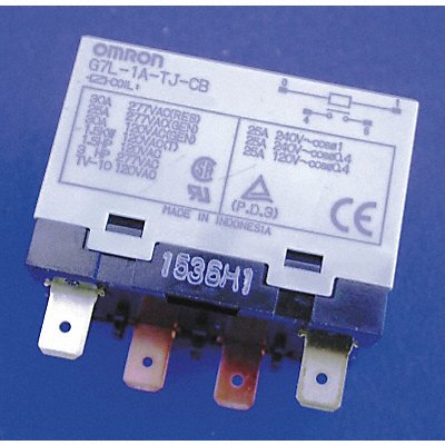 OMRON G7L1ATJCBAC100120 Enclosed Power Relay 100/120VAC SPST-NO 4Pin