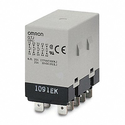 OMRON G7J2A2BTW1AC100120 EnclosPwRely 100/120VAC DPST-NC/NO 10Pin