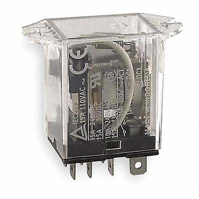 OMRON LY1FDC12 H8020 Flange Relay 12VDC 8 Pins 15A @ 120V AC