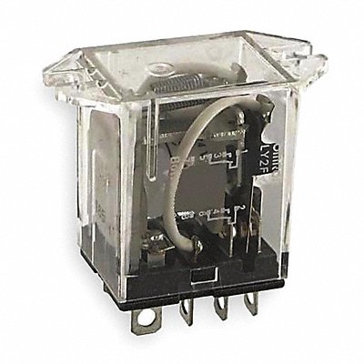 OMRON LY2FDC12 H8010 Flange Relay 12VDC 8 Pins 10A @ 120V AC