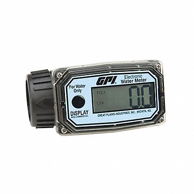 FLOMEC 01N31LM Flowmeter Turbine For Water 1 FNPT
