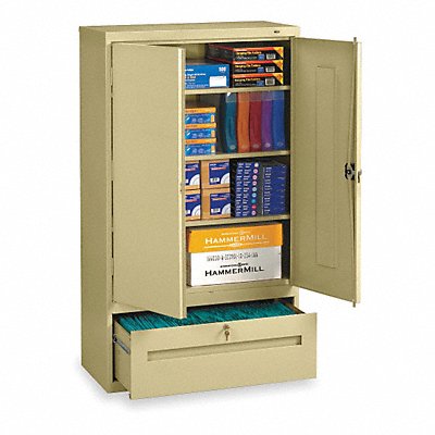 TENNSCO DWR6618SD Lateral File Drawer Cabinet 3 Shelf Sand