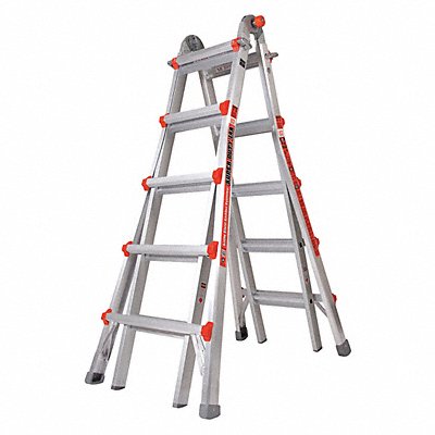 LITTLE GIANT 10403 Multipurpose Ladder 22 ft IAA Aluminum