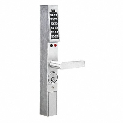 TRILOGY BY ALARM LOCK DL1300US26D Electronic Lock Brushed Chrome 12 Button