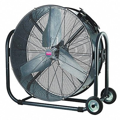 DAYTON 1YNW3 Light Dty Industrial Fan 24 Blade Dia 2Spd