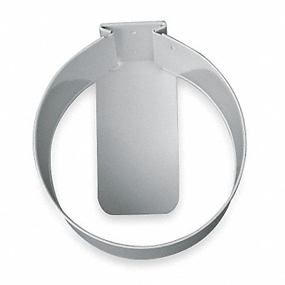 TOUGH GUY 1YRR2 Wall Mount Jar Holder Metal White