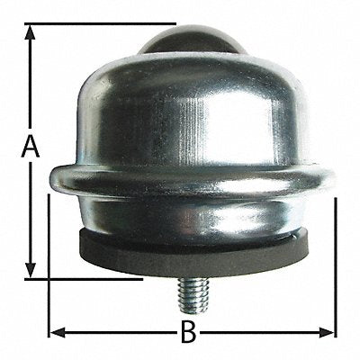 ASHLAND CONVEYOR BTS381615DIA250CSCSC Ball Transfer Threaded Stud 1-1/2 Ball D