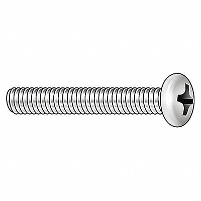 GRAINGER U511220110112 MS #4-40 Plain 1 1/8 L 100PK