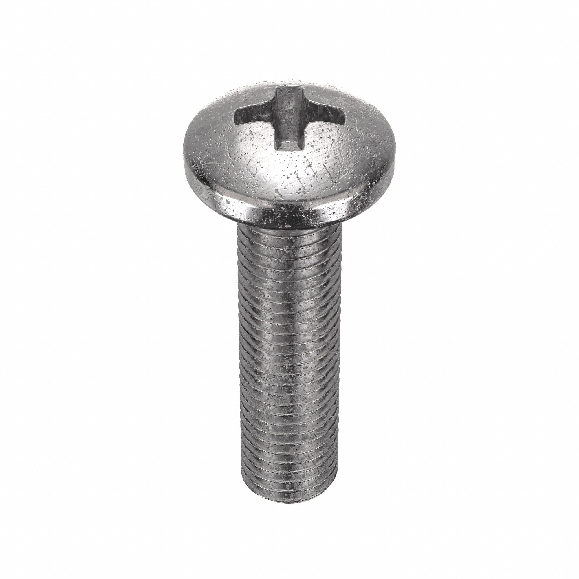 GRAINGER 1ZE24 MS #10-32 Plain 3/4 L 100PK