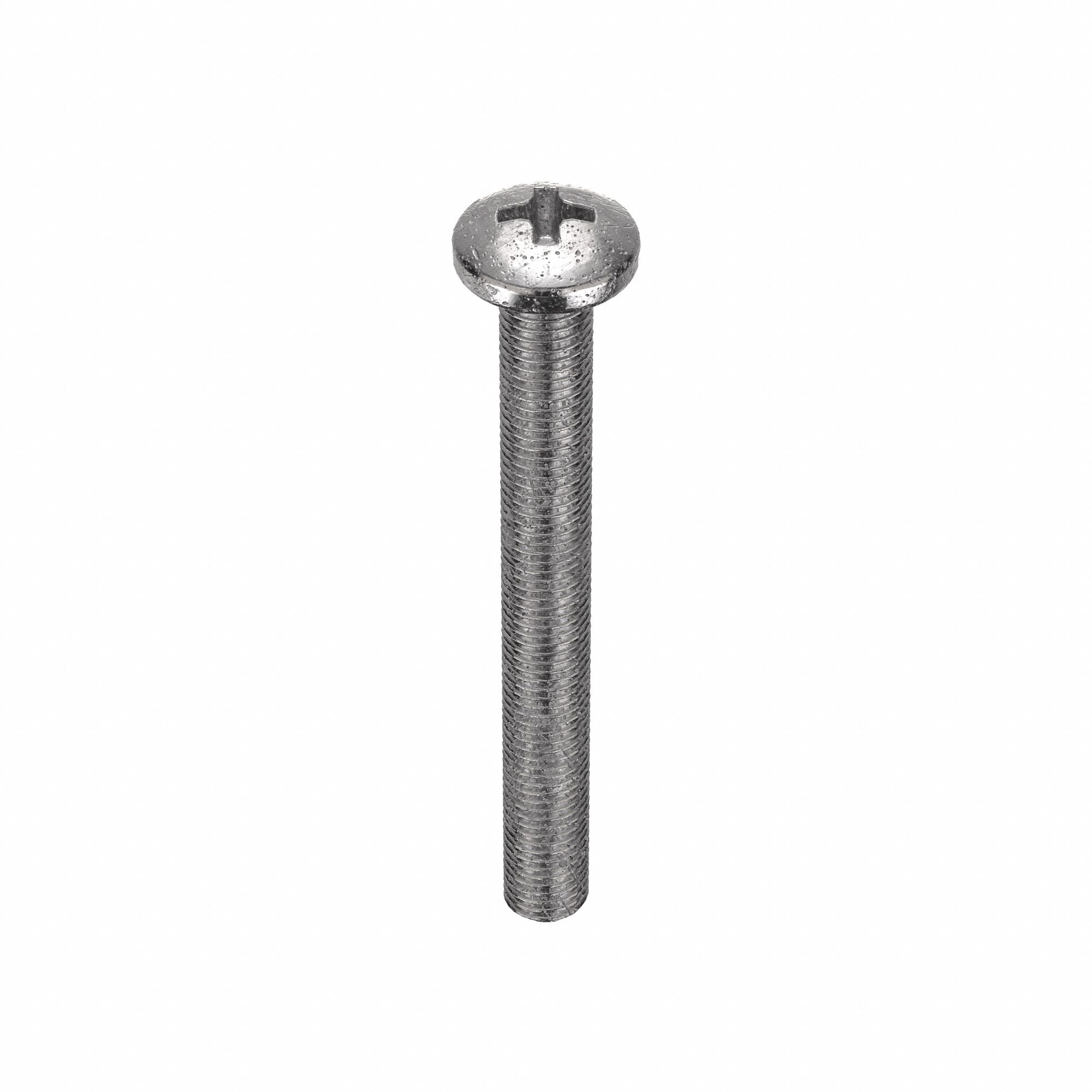 GRAINGER 1ZE31 MS #10-32 Plain 1 3/4 L 100PK
