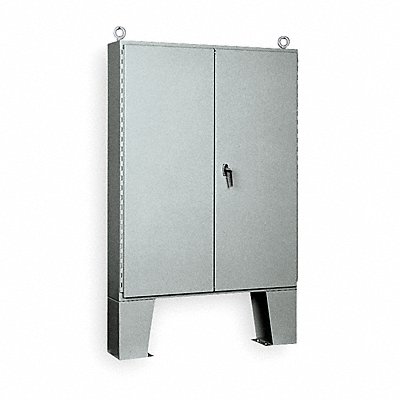 WIEGMANN N12726016 Enclosure Metallic 72In.H x 60In.W x 16In.D