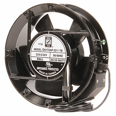 WIEGMANN WA6AXFN2 Axial Fan Round 6-25/32 H 190/235 CFM